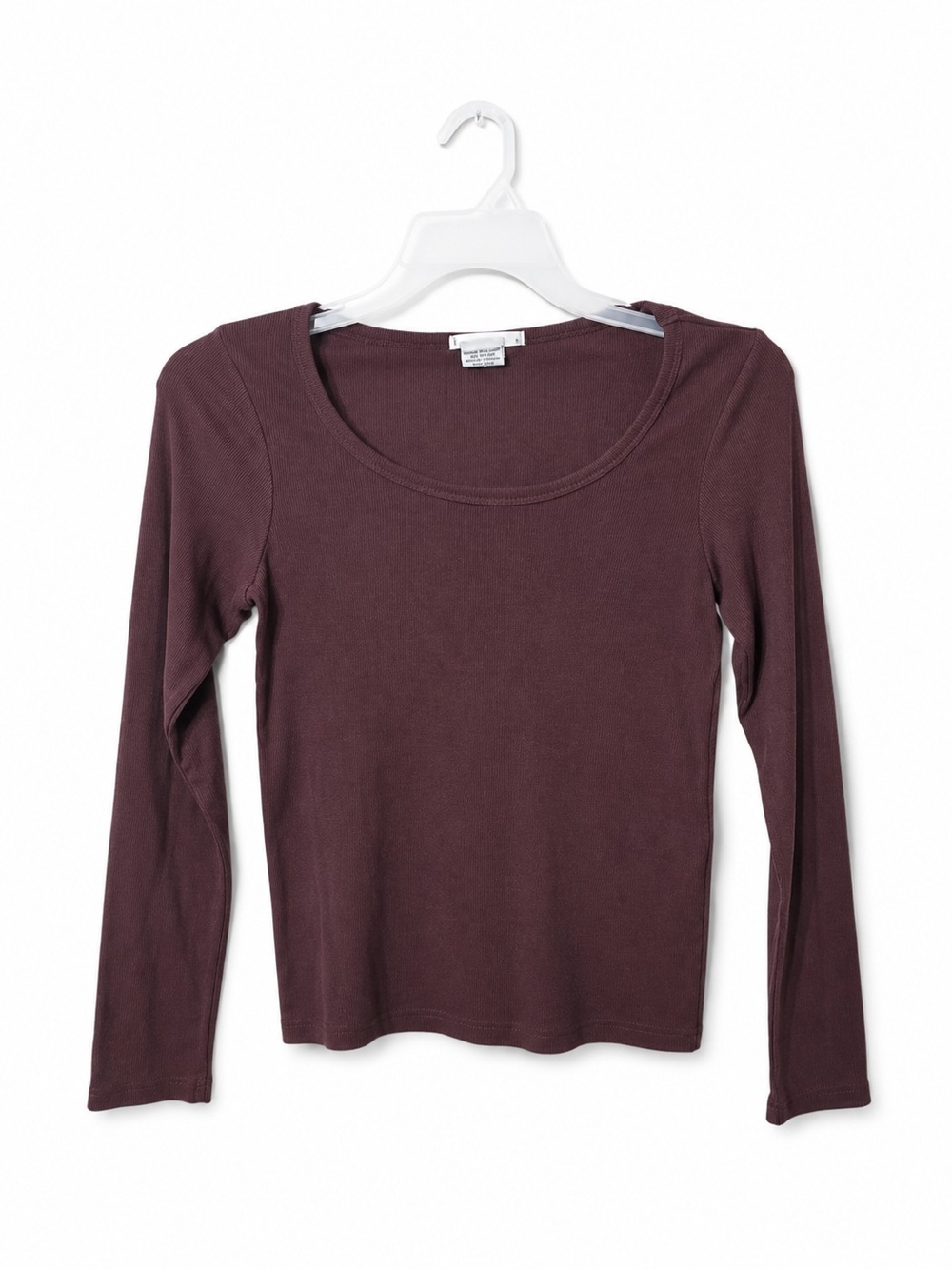 Old Navy Scoop Neck Long Sleeve Top - Brown